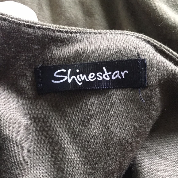 Shinestar solid olive green midi dress brand new with tags in Medium - Picture 4 of 6